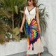 thumbnail image 3 of Watercolor Butterfly Vestido Sin Mangas , Vestidos De Lujo Para Ocasiones Oficiales, 3 of 5
