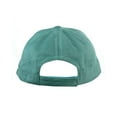 thumbnail image 4 of C.C Unisex Adjustable Faux Suede Precurved Bill Baseball Cap Hat - Teal, 4 of 4