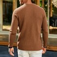 thumbnail image 6 of Jovrlynd Mens Sweater Crewneck Ribbed Knit Long Sleeve Shirts with Pockets Casual Soft Plus Size Pullover Sweaters for Big & Tall, S-3XL, 6 of 9