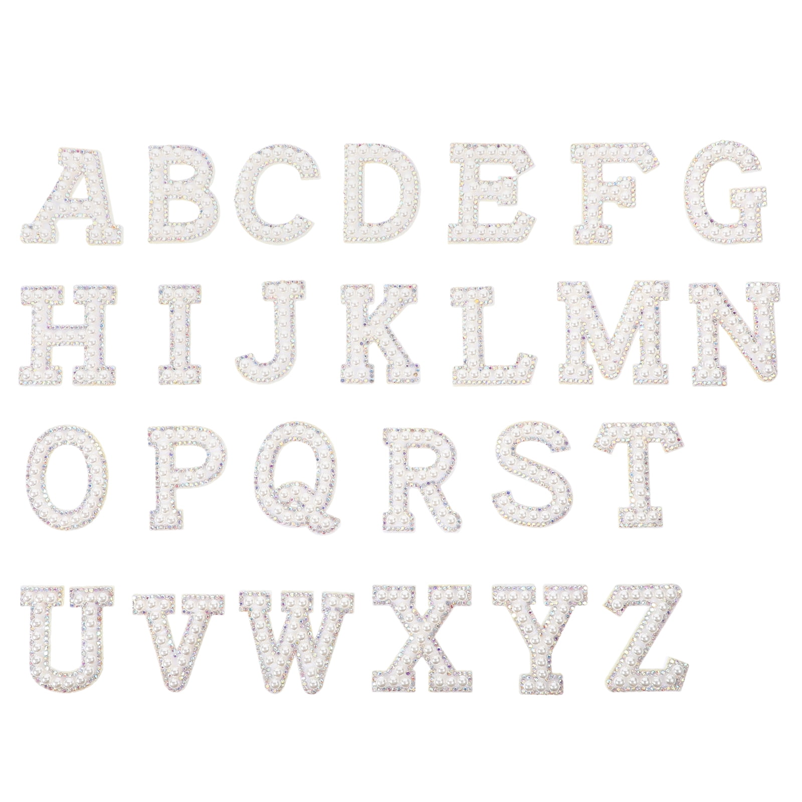Silver Glitter Letter Iron-On Transfer Alphabet, Hobby Lobby