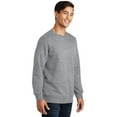 thumbnail image 4 of Port & Company Fan Favorite Fleece Crewneck Sweatshirt-3XL (Athletic Heather), 4 of 6