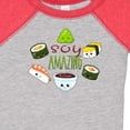 thumbnail image 4 of Inktastic Soy Amazing Cute Sushi and Wasabi Boys or Girls Baby Bodysuit, 4 of 5