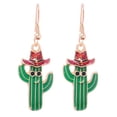 thumbnail image 2 of Xihbxyly Pendientes Navideños de Moda para Mujer Pendientes de Papá Noel, 2 of 2