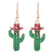 thumbnail image 1 of Fiudx Pendientes Navideños de Moda para Mujer Pendientes de Papá Noel, 1 of 2