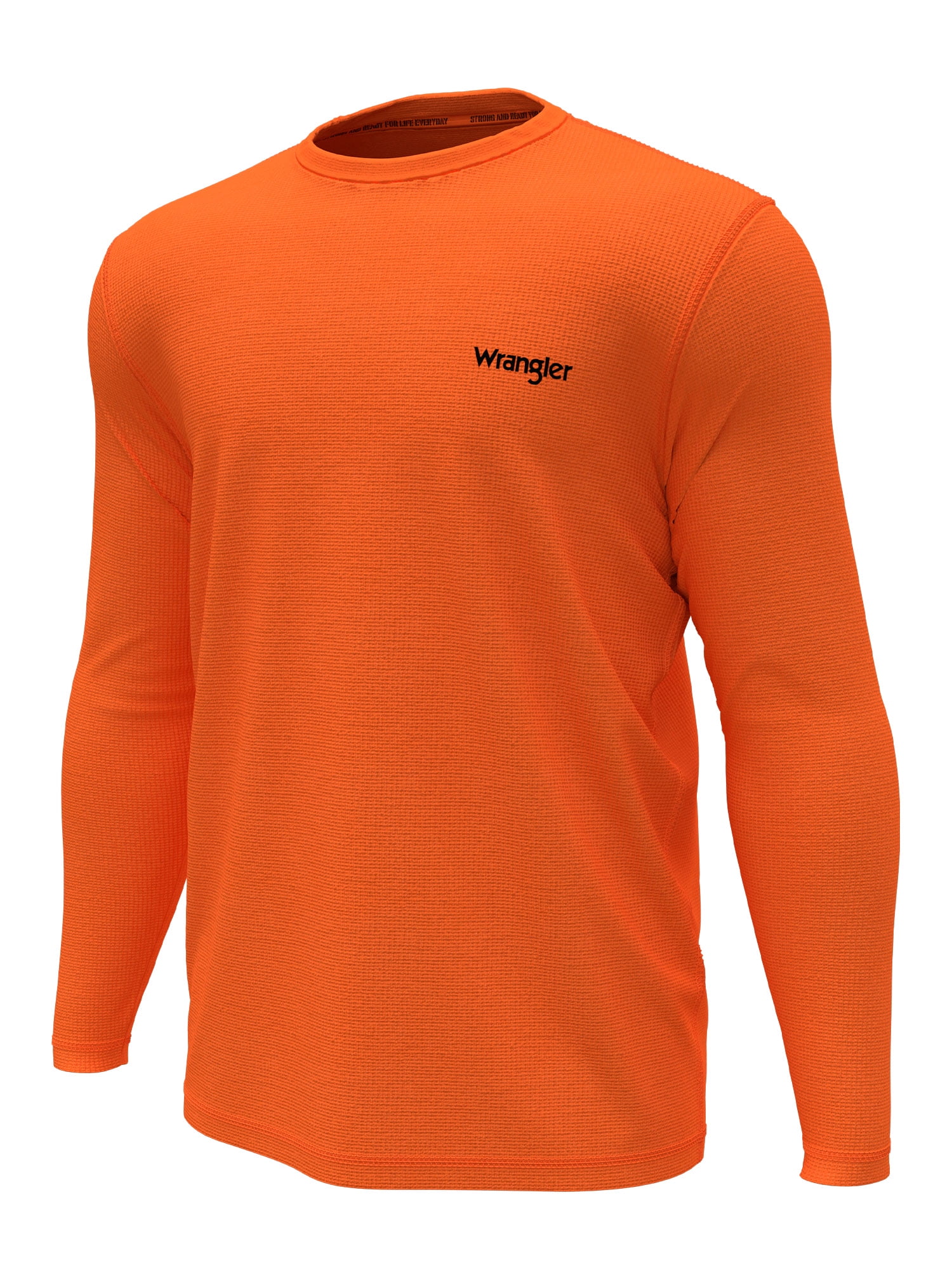 Mens orange store thermal shirt