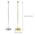 thumbnail image 5 of Raindrops 2Pcs House Flag Pole for Indoor Use with Golden Silver Finish and Stable Base, 5 of 8
