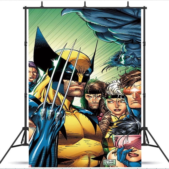 X-Men Party Supplies Background Backdrop Taspestry Banner Poster Decor Decorations