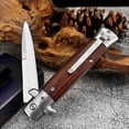 thumbnail image 6 of Everyday Lightweight Colored Wood Handle Utility Knife 440C Stainless Steel Blade Your Go-To Helper for Unboxing and Light Cutting Tasks at Home, 6 of 6
