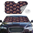 thumbnail image 2 of Kdxio Leopard Print Print Windshield Sun Shade,UV Rays and Sun Heat Protection,Sunshade for Car Windshield,Car Shade Front Windshield -, 2 of 6