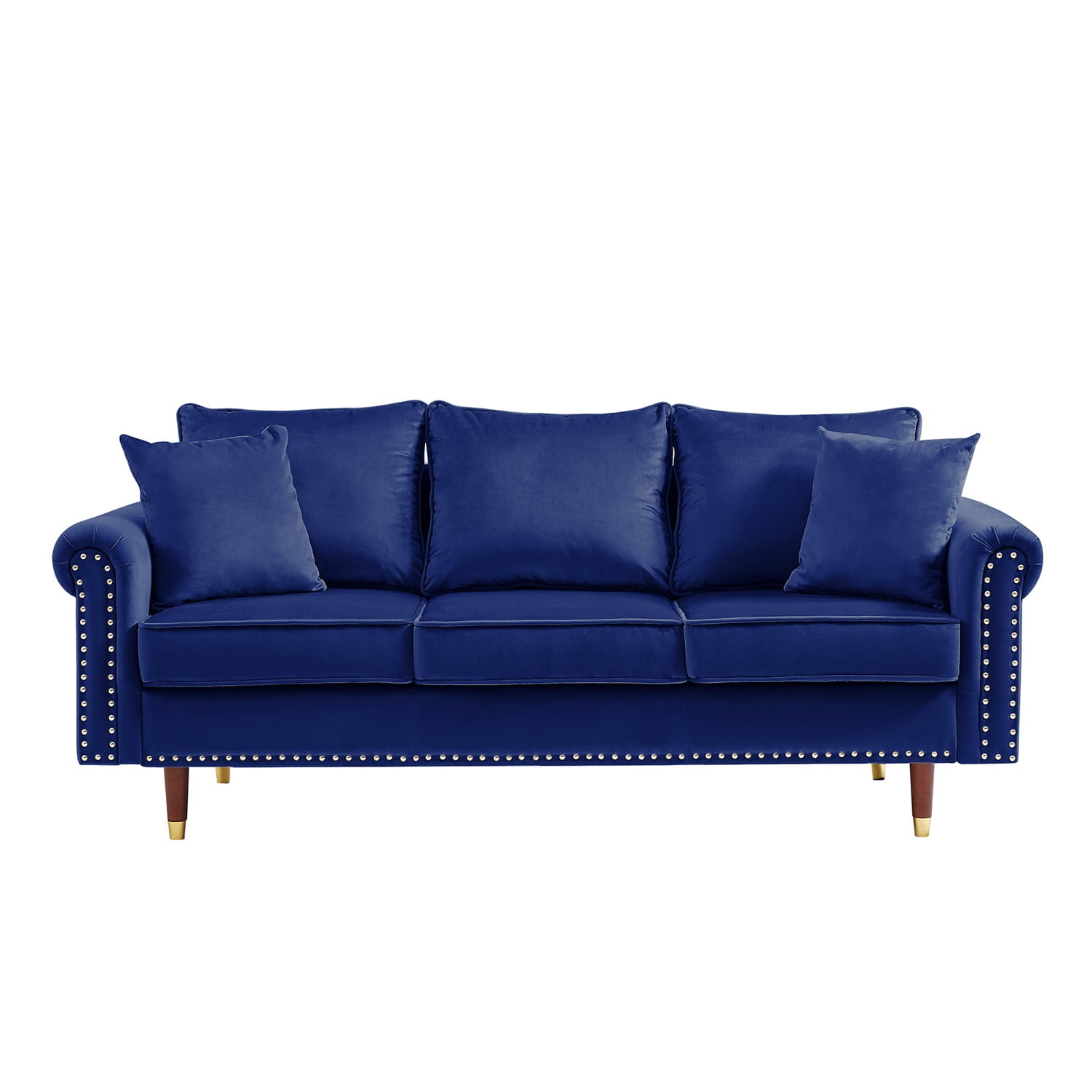 Resenkos 62.5" Casual Sofa Lifestyle Solutions Sofa Bed Couch for Bedroom in Home & Kitchen Apartment Dorm, Blue Resenkos 62.5" Casual Sofa Lifestyle Solutions Sofa Bed Couch for Bedroom in Home & Kitchen Apartment Dorm, Blue
