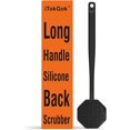 thumbnail image 1 of wonima11 iTokGoK® Silver-Infused Silicone Back Scrubber with Long Handle for Shower,Back Brush Long Handle for Men and Women,Ergonomic No-Slip Handle, Long-Lasting & Easy to Clean (Black), 1 of 1