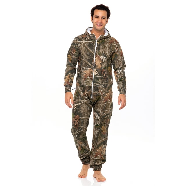 Combinaison de Mode pour Hommes Adultes une Pièce Pyjama Sans Pieds