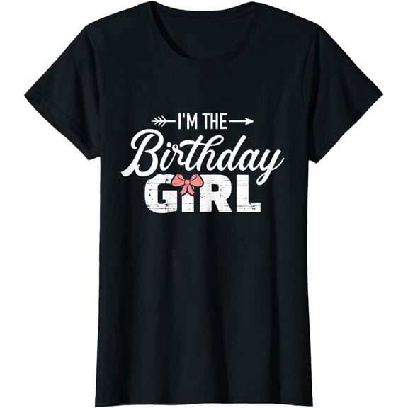 I'm The Birthday Daughter Girl Matching Family T-Shirt