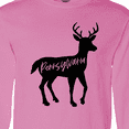 thumbnail image 4 of Inktastic Pennsylvania Black Deer Silhouette Long Sleeve T-Shirt, 4 of 5