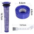 thumbnail image 2 of Paquete de 6 filtros de aspiradora Kit de repuesto para aspiradora inalámbrica Dyson V7 V8 Animal y V8 Absolute 3 filtros de poste 3 prefiltros compatibles con Dyson V8+ V8 V7 Comparar con la pieza 965661-01 967478-01, 2 of 5