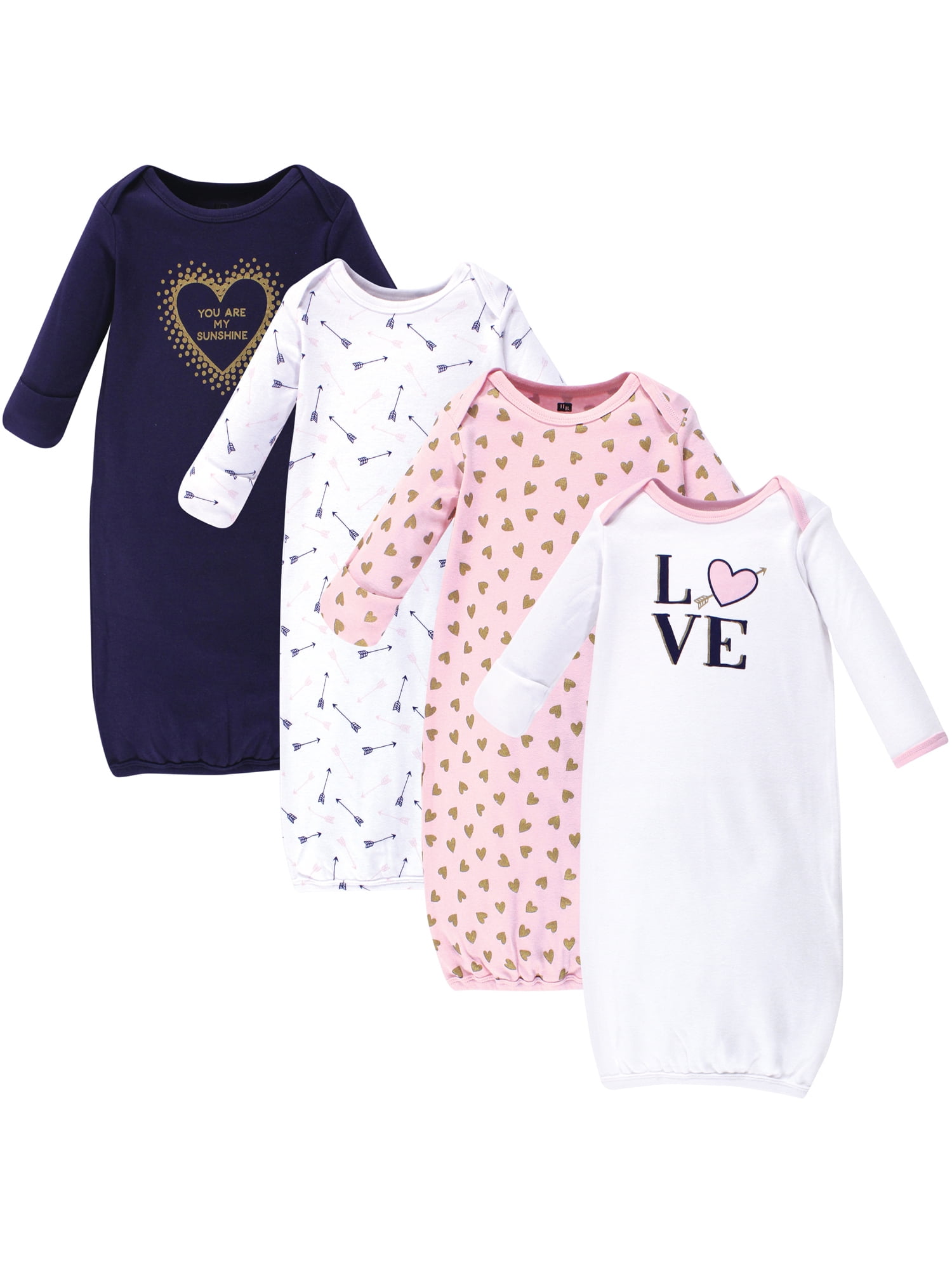 Hudson Baby Gowns Multipack (Baby Girls)