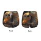 thumbnail image 3 of Balery Adorable Otter Pair Hug Pantalones cortos deportivos para mujer con forro y dos bolsillos, elásticos, para entrenamiento, gimnasio, yoga-Small, 3 of 7