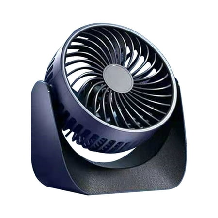 

Desktop Fan Quiet Brushless Turbine Mini Electric Fan Rotate The Fan 360 Degrees Click The Induction On-off