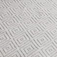 thumbnail image 5 of Safavieh Montauk Collection MTK811A Handmade Flatweave Grey and Ivory Cotton Area Rug (4 x 6), 5 of 5