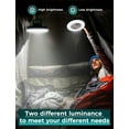 thumbnail image 3 of Portable Camping Fan with LED Lantern, USB Rechargeable Waterproof Tent Fan with Hanging Hook Magnet Survival Kits for Indoor Outdoor Hiking Car Office Desk Outdoor Emergency Power Outage, 3 of 7