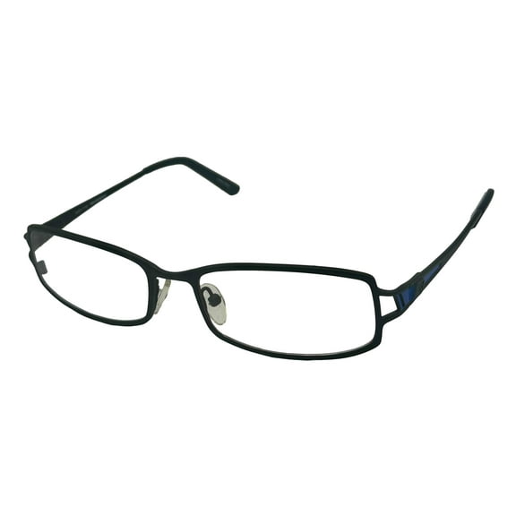 New Balance Mens Ophthalmic Eyeglass Black Blue Combo Rectangle, NB392. 2. 53mm