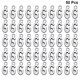 thumbnail image 2 of 50pcs English Alphabet G Pendant Alloy Charms DIY Jewelry Making Accessories for Necklace Bracelet (Antique Silver), 2 of 4