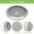 thumbnail image 4 of Unique Bargains 1 Set 3" Car Speaker Grills Cover Mesh Audio Subwoofer Protector with Mounting Screws Silver Tone Black, 4 of 7