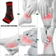 thumbnail image 4 of Protección de tobillo deportiva de nailon para hombres y mujeres, protección de tobillo fija, elástica, transpirable, de cuatro lados, para deportes, 4 of 5