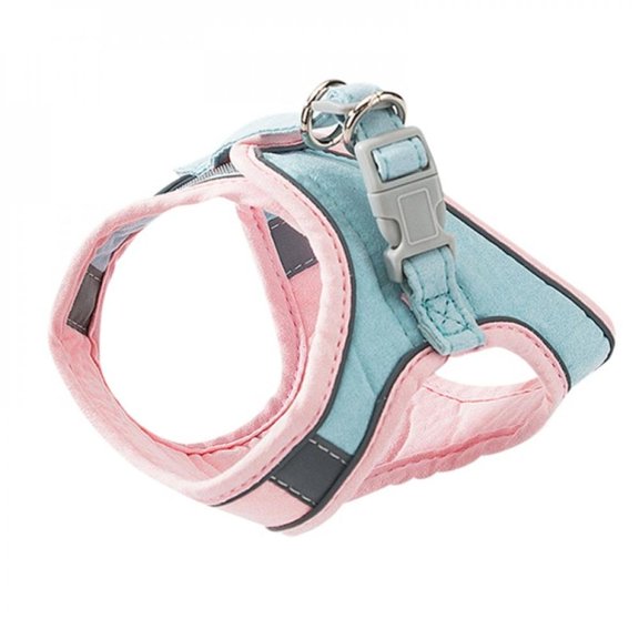 Tunable Small Dog Pet Traction Rope Chest Strap To Prevent Breaking Away Puppy Cat Vest Harness Collar For Pet