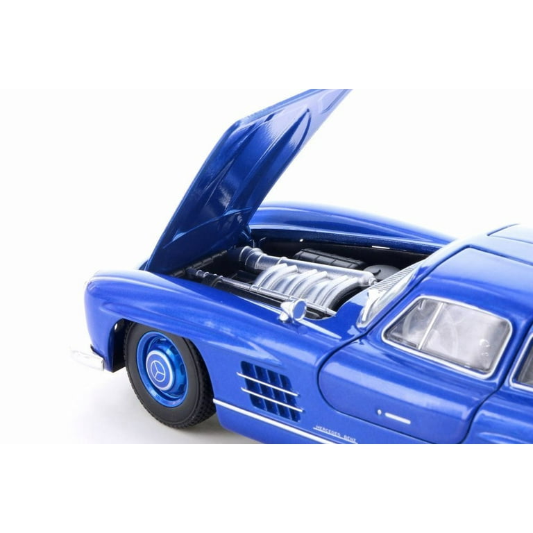 Mercedes-Benz 300SL, Royal Blue - Welly 24064/4D - 1/24 Scale