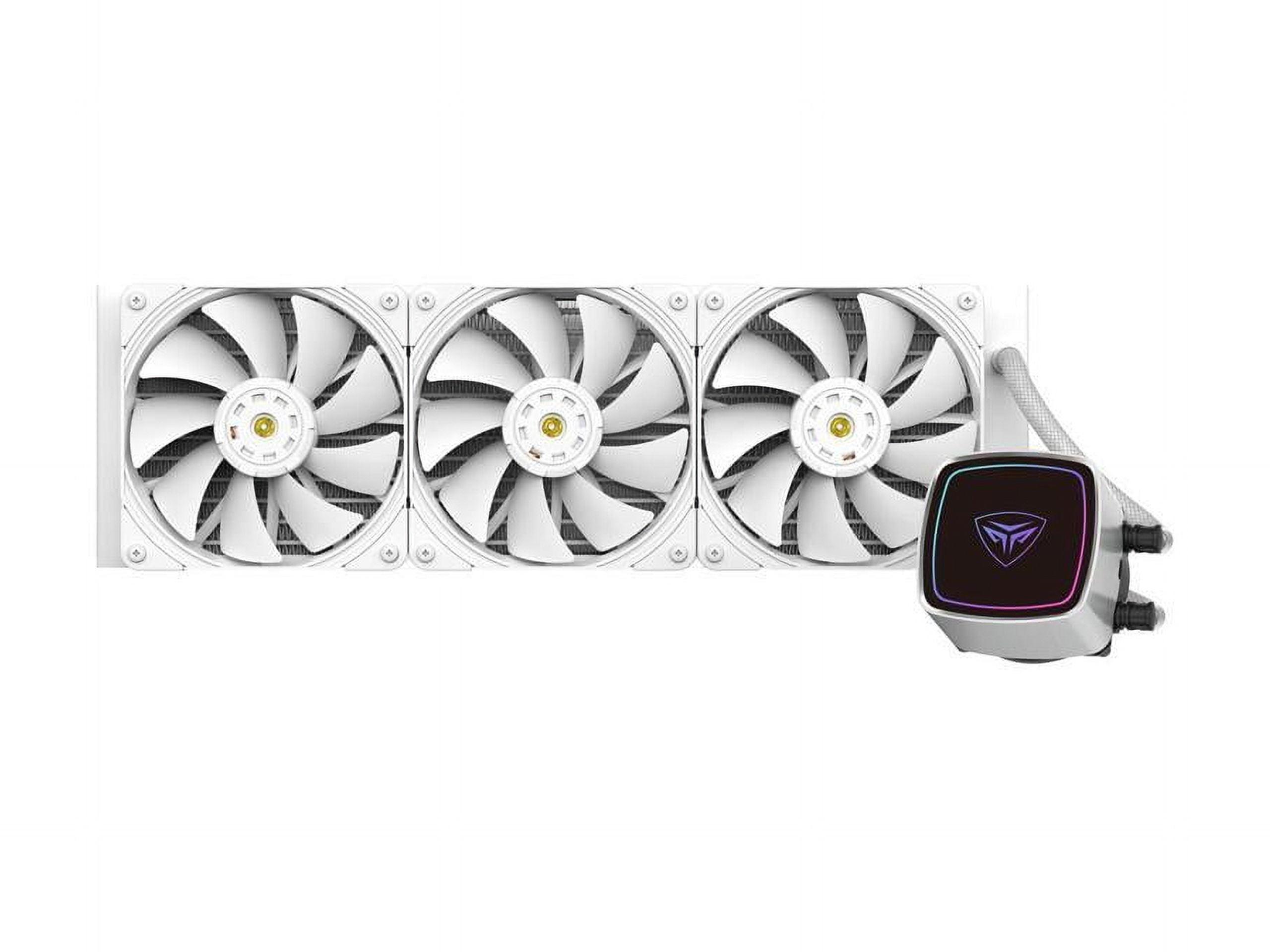 PCCOOLER DE360-WHAWXX-GL Powerful Dual-Pump AIO Liquid CPU Cooler, support Intel LGA 115X/1200/1700/20XX AMD AM3/AM4/AM5