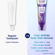 Crest 3D White Brilliance Deep Stain Remover Whitening Toothpaste, Mint, 3.1 oz