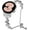 Silver, variant on Wave Pattern Design Bling Band for Samsung Galaxy Watch 7 6 5 4 band 44mm/40mm, 6 Classic 43mm 47mm,5 Pro 45mm, Watch 4 Classic 46mm/42mm for Women Jewelry Diamond Rhinestone Metal Cute Bracelet