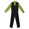 thumbnail image 4 of Avery Hill Boys 4 Piece Pinstripe Vest Set (Toddler, Little Boys, Big Boys), 4 of 5