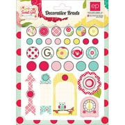Echo Park Paper Sweet Girl Decorative Brads-