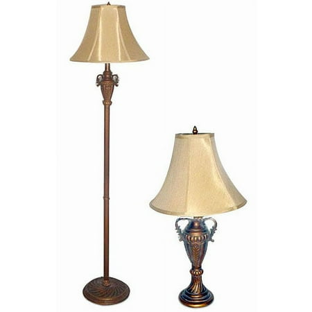 Nottingham 2-Piece Lamp Set, Bronze Finish