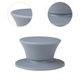 thumbnail image 6 of Fancyes 2 Pieces Silicone Pot Lid Replacement Knobs Pan Lid Holding Handles Sturdy Universal for Slow Cookers Kitchen Cookware Covers Gray, 6 of 8