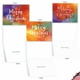 thumbnail image 5 of The Best Card Company 10 Assorted Blank Christmas Notecards Boxed Set 4 x 5.12 Inch with Envelopes (10 Designs, 1 Each) Holiday Watercolors M2944XSB, 5 of 6