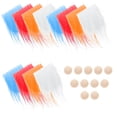 thumbnail image 2 of Miangastore Fake Beards Gnome Beard DIY Kit Wood Assorted Color 1 Set 9x7.1in Bead 0.6x0.6in, 2 of 8