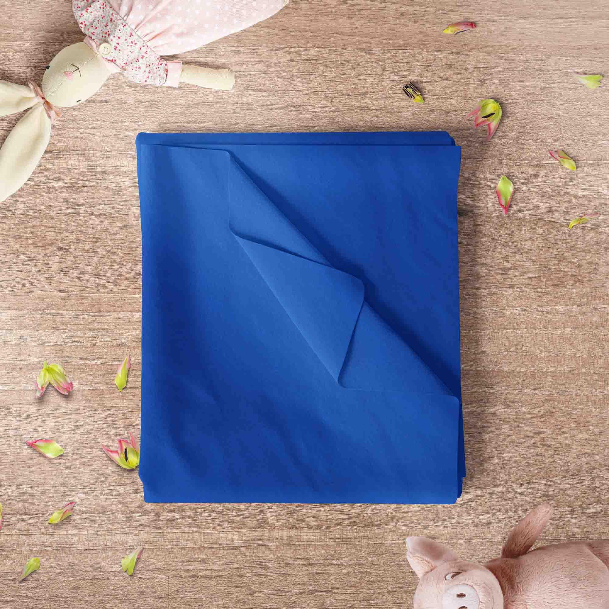 Mainstays 42" Light-weight Flannel Fabric Solid by the Yard, Royal Blue