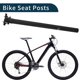 thumbnail image 3 of Tijas de sillín ligeras Unique Bargains para bicicleta, tubo de sillín negro mate 1 Pcs 31.8x500mm de fibra de carbono, 3 of 7