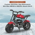 thumbnail image 2 of AlveyTech 19x7.00-8 Knobby QD112 Tread - Replacement Tire for Baja Mini Bikes MB165/MB200, Warrior, Coleman, Massimo, Doodlebug Mini Bike Tires, ATV, Go-Karts, Racing Off-Road Style Tire Pattern, 2 of 7