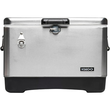 UPC: 0034223500757 | IGLOO Legacy 54 qt. Hard Cooler – Stainless Steel