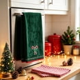 thumbnail image 6 of Holiday Kitchen Cleaning Cloth, 24x16 Inches, Super Absorbent Multipurpose Towel, Christmas Decorative Hand Towel for Cooking Wiping, 1 Pack, 6 of 6