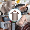 thumbnail image 3 of Brown Ombre Kitchen Towels Set of 4, Water Absorbent Dish Towel, Modern Abstract Art Farmhouse Gradient Decorative Hand Towels - Quick Drying Cloth for Cooking Baking, 18x28 Inch, 3 of 8