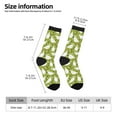 thumbnail image 6 of Uemuo Lovely Chickens Pattern Women's Crew Socks, Soft Durable Breathable Moisture-Wicking with Odor Control Cotton socks, 6 of 9