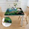 thumbnail image 2 of WYYP Mushrooms, Plants, Bear Square Tablecloth Great for Home Kitchen/Parties/Holiday Dinner 100% Polyester Fiber 46*46, 2 of 8