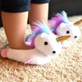 thumbnail image 3 of Sophia's Unicorn Slippers with Rainbow Hair and Gold Horn for 18 Inch Dolls, White, 3 of 4
