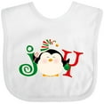 thumbnail image 3 of Inktastic Christmas Penguin Joy 2 Boys or Girls Baby Bib, 3 of 4