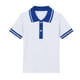 thumbnail image 4 of Odeerbi Camisas de Golf de Niños Algodón Color Sólido Camisas de Tenis de Manga Corta Uniforme Escolar, 4 of 4